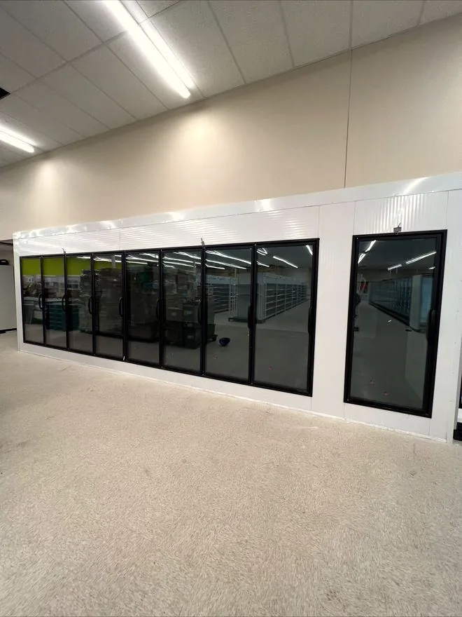 Walk-in cooler installed for a grocery store by BKS Installs